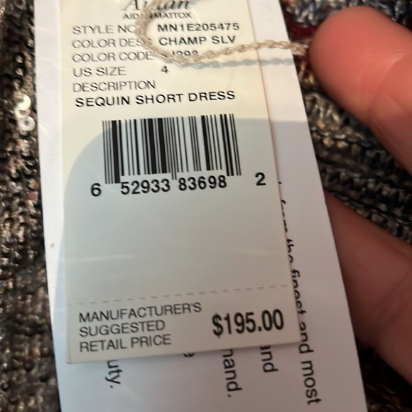 BRAND NEW Aiden Mattox Sequines Dress - Picture 4 of 7
